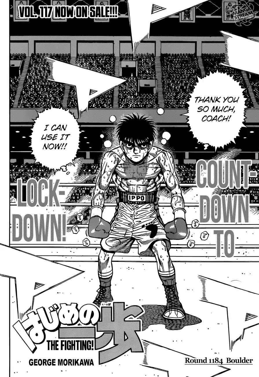Hajime no Ippo Chapter 1184 page 3 - Chapter 1184: Boulder