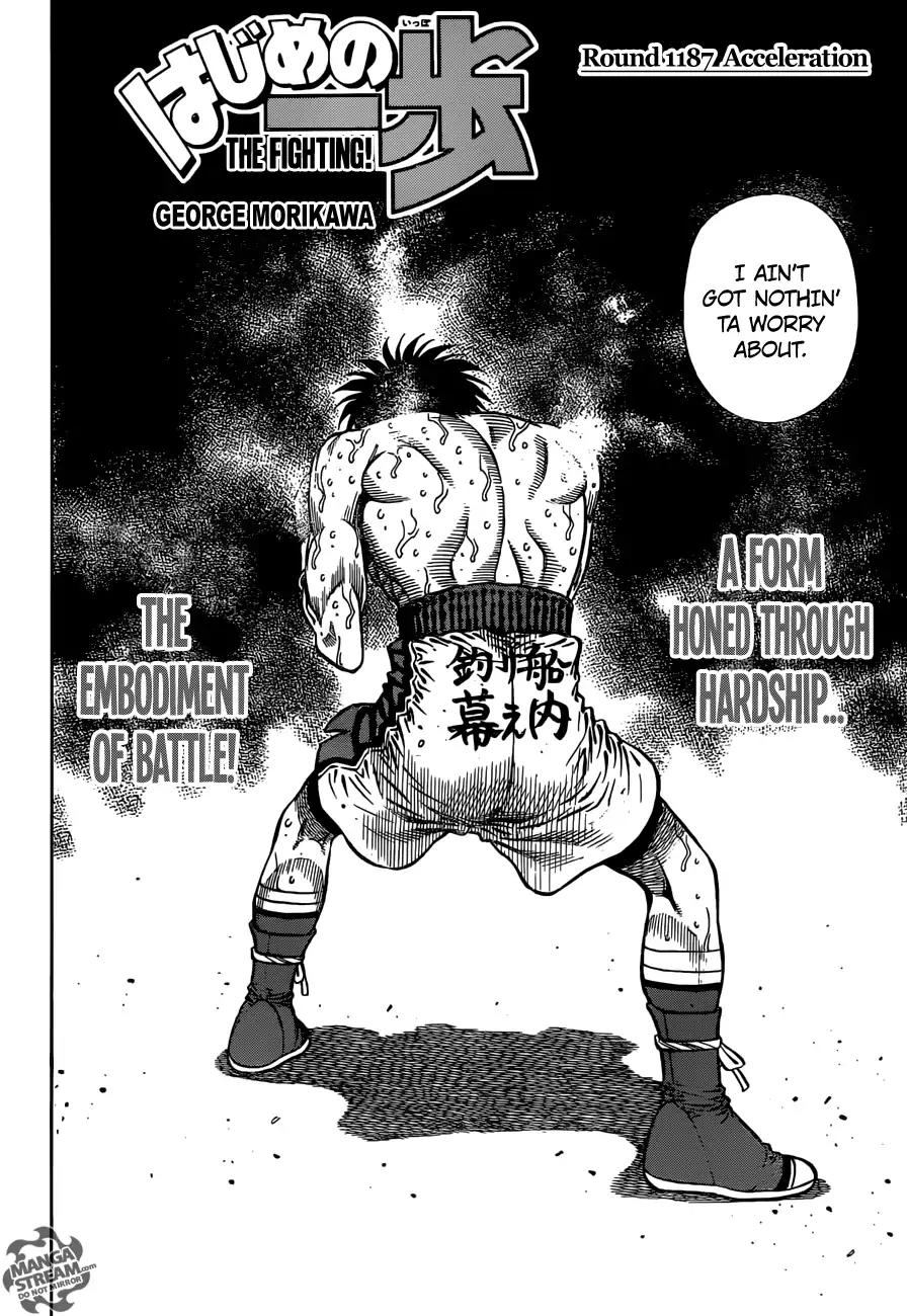 Hajime no Ippo Chapter 1187 page 3 - Chapter 1187: Acceleration