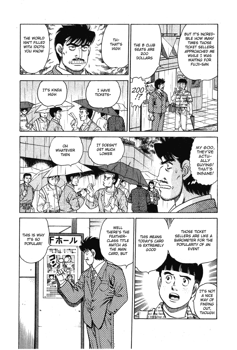 Hajime no Ippo Chapter 120.2 page 2 - Chapter 120 v2 : New and Old Rookie King Fight