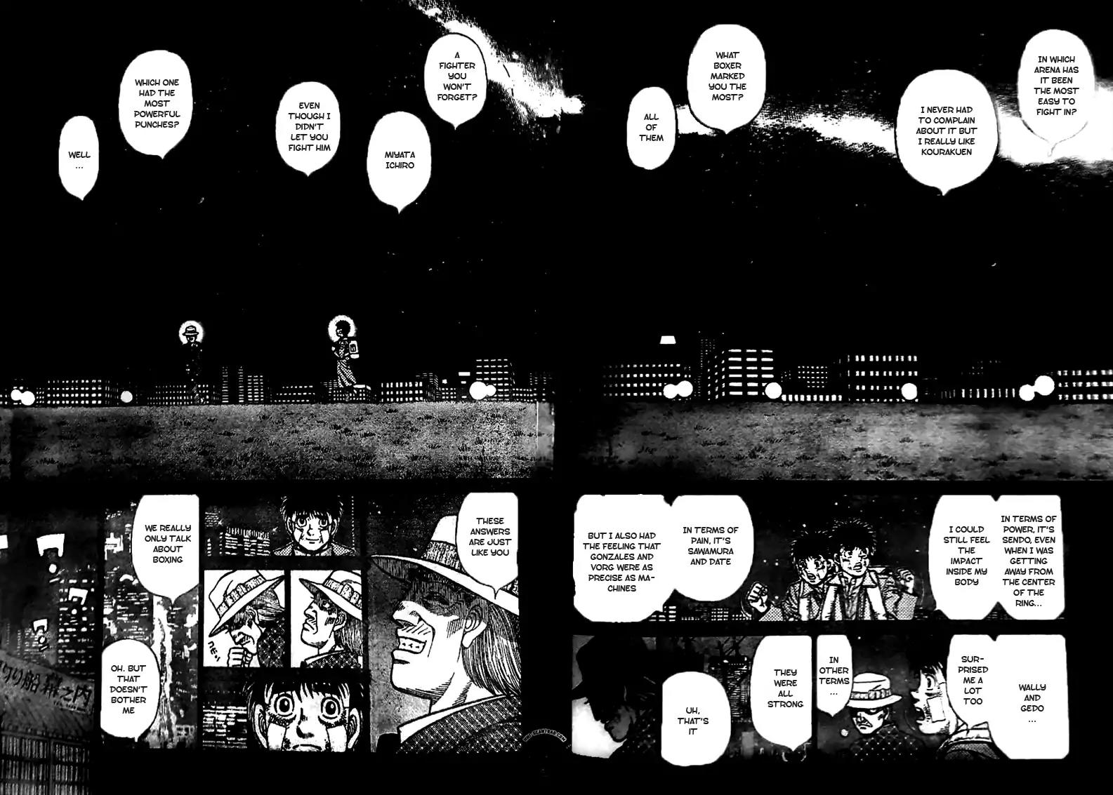 Hajime no Ippo Chapter 1206 page 10 - Chapter 1206: On The Way Back