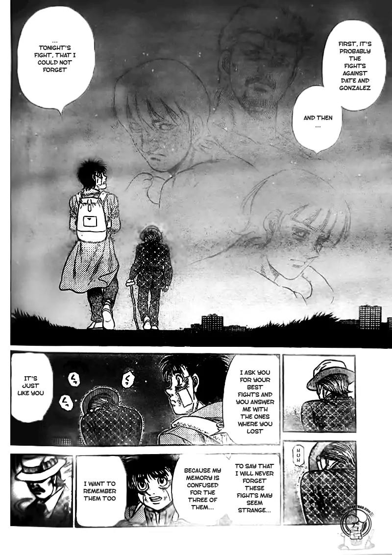 Hajime no Ippo Chapter 1206 page 8 - Chapter 1206: On The Way Back