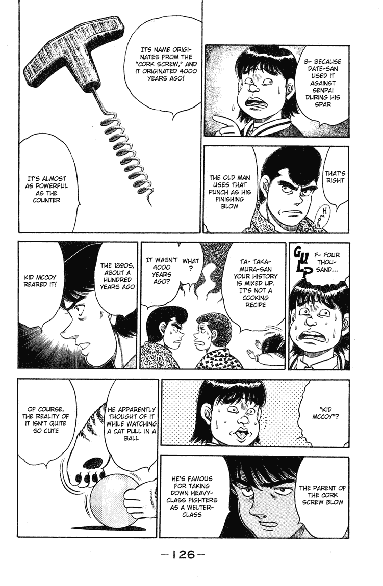 Hajime no Ippo Chapter 121.2 page 4 - Chapter 121 v2 : Cork Screw