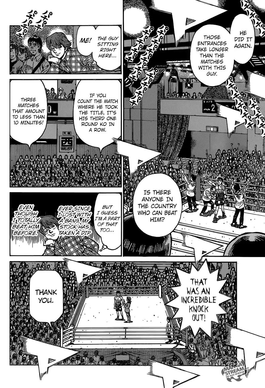 Hajime no Ippo Chapter 1210 page 3 - Chapter 1210: After Leaving the Ring...