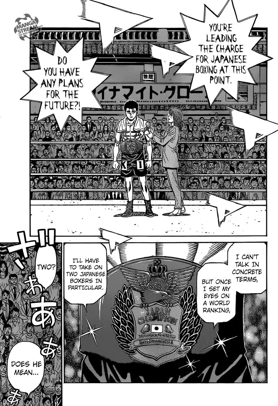 Hajime no Ippo Chapter 1210 page 4 - Chapter 1210: After Leaving the Ring...