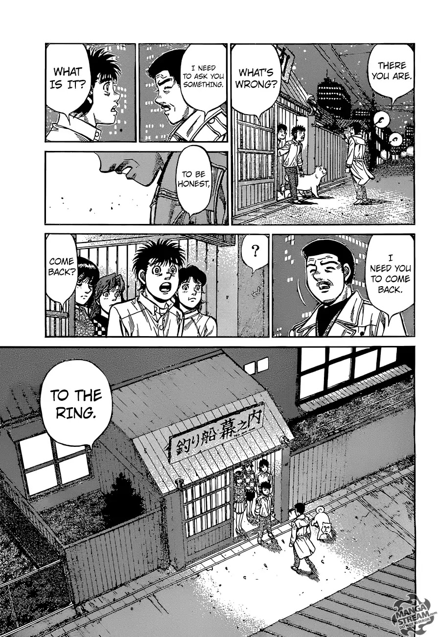 Hajime no Ippo Chapter 1213 page 14 - Chapter 1213: To Be Proud
