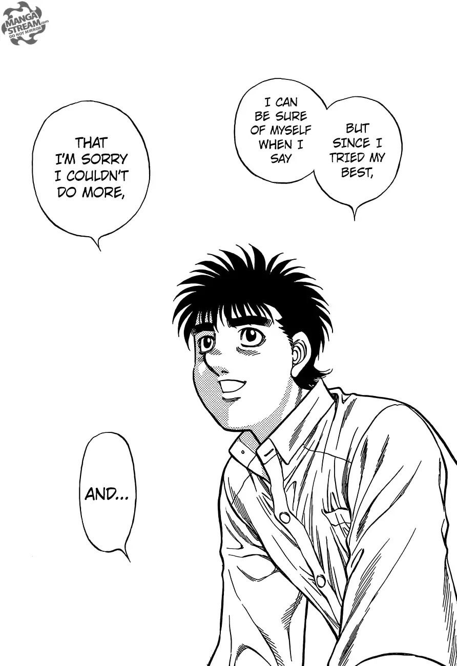 Hajime no Ippo Chapter 1213 page 6 - Chapter 1213: To Be Proud