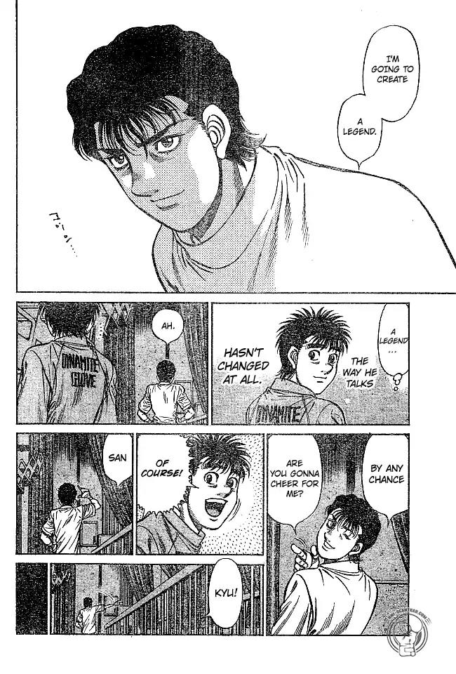 Hajime no Ippo Chapter 1218 page 10 - Chapter 1218: Create a Legend