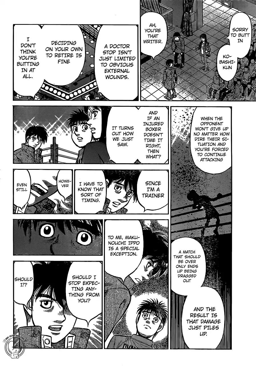Hajime no Ippo Chapter 1221 page 12 - Chapter 1221: The Dragon's Injuries