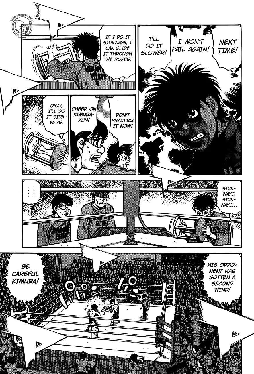 Hajime no Ippo Chapter 1222 page 13 - Chapter 1222: Flying Chair
