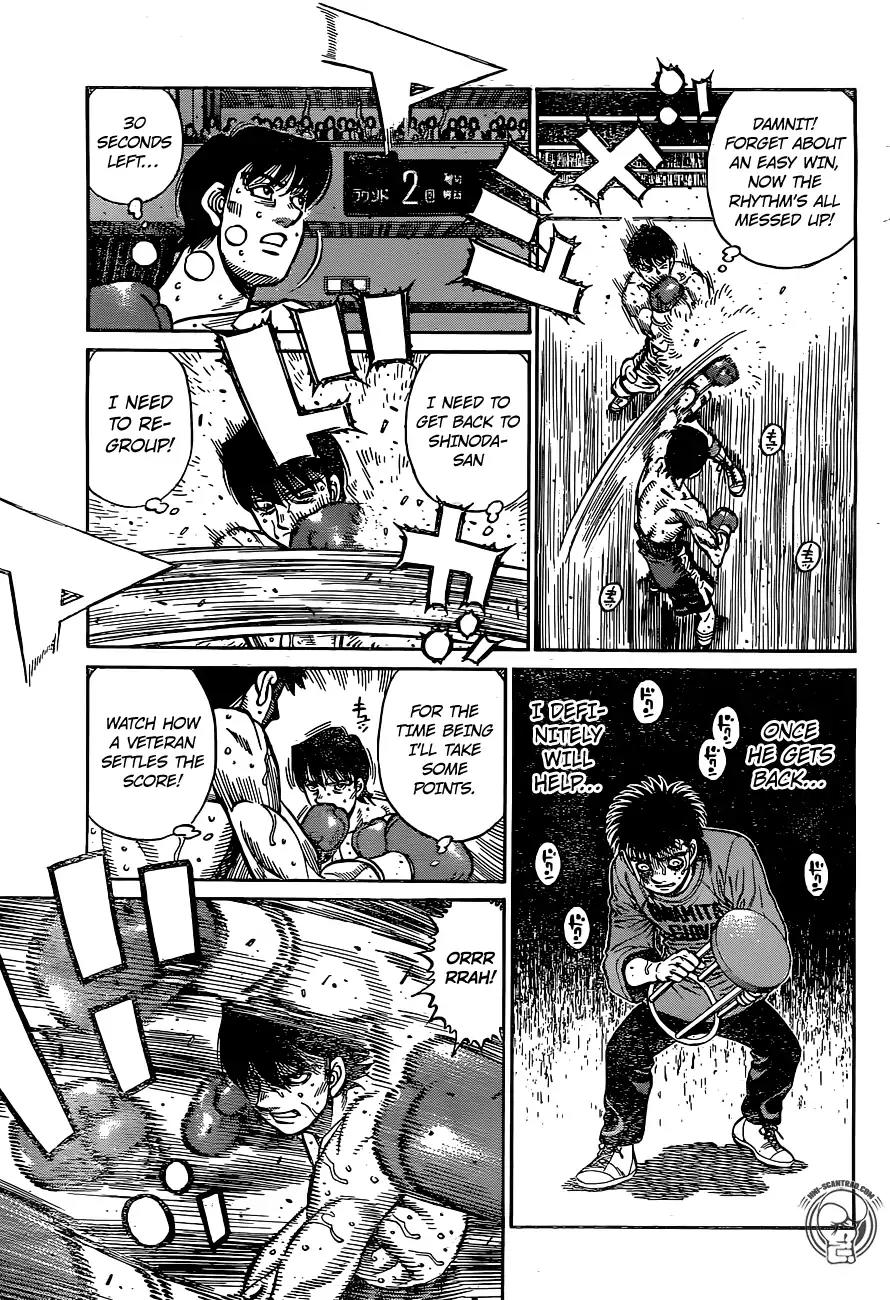 Hajime no Ippo Chapter 1222 page 15 - Chapter 1222: Flying Chair