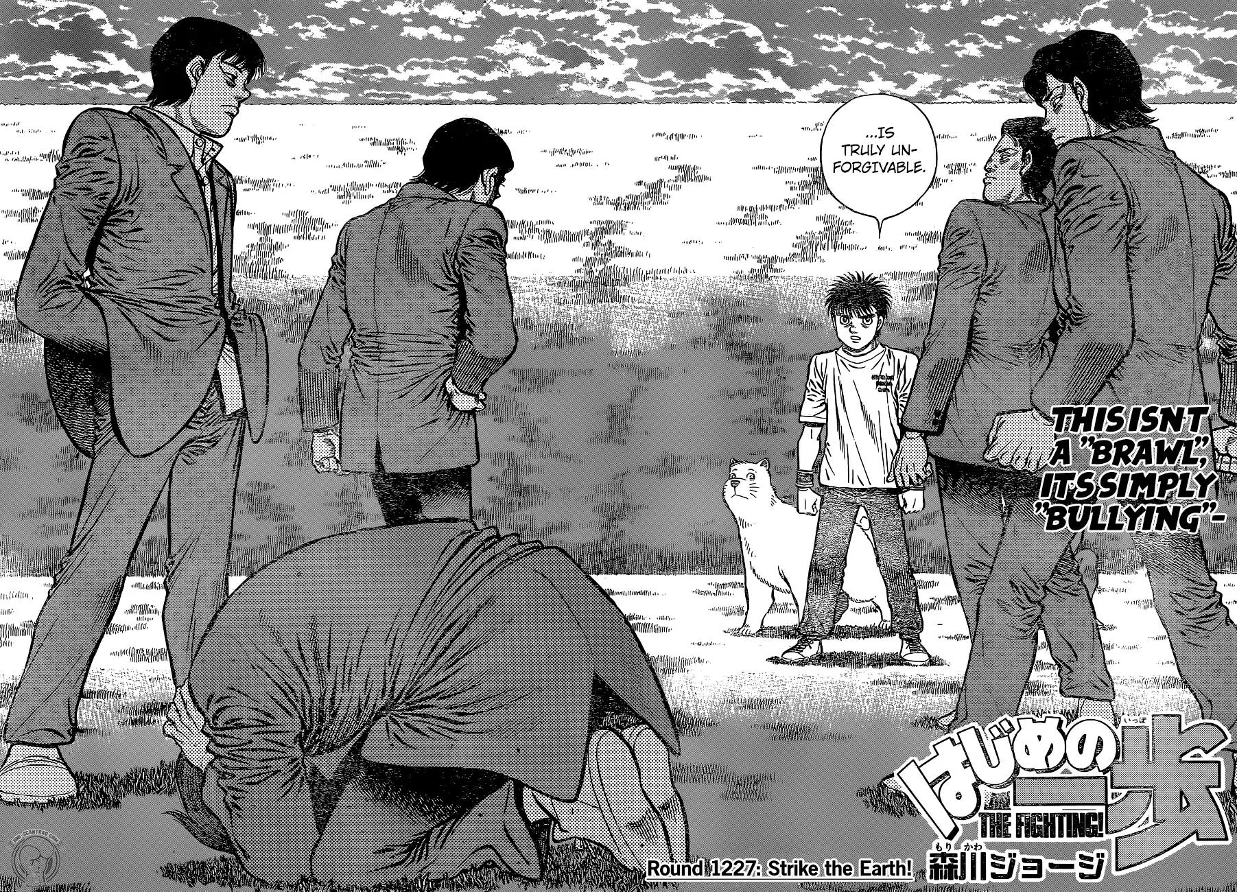 Hajime no Ippo Chapter 1227 page 2 - Chapter 1227: Strike the Earth!