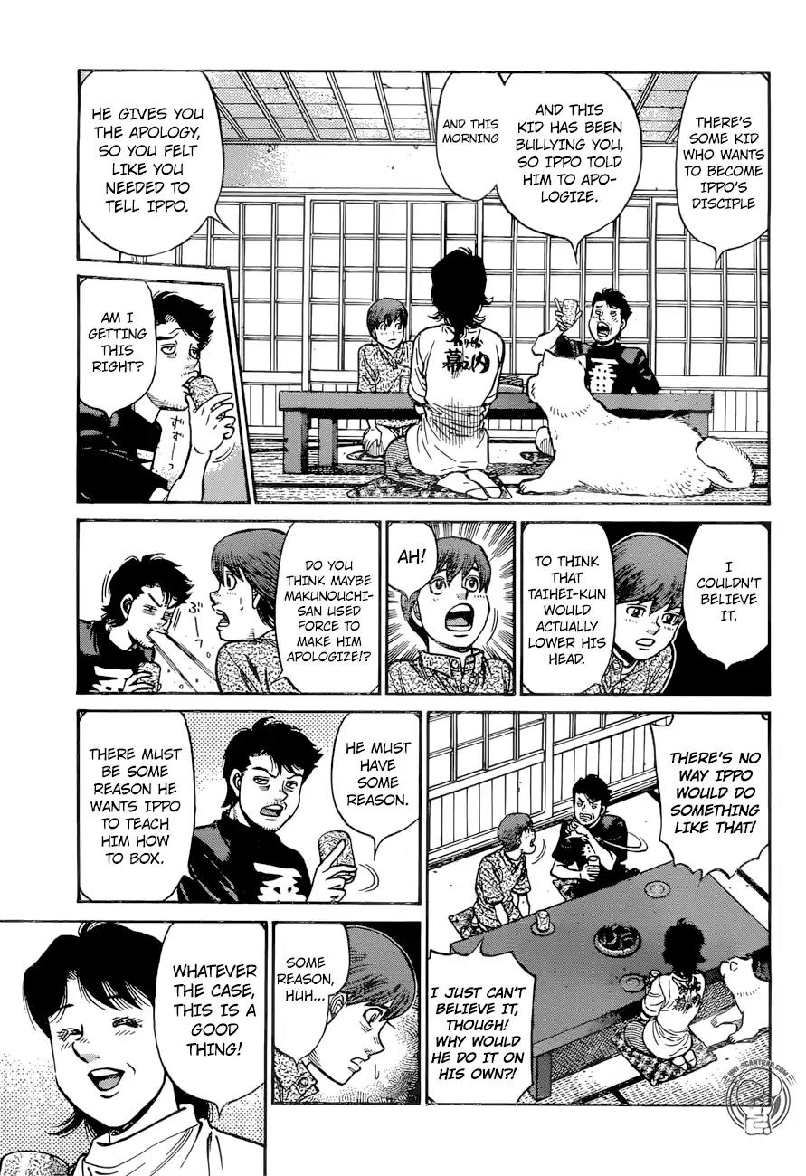Hajime no Ippo Chapter 1237 page 15 - Chapter 1237: Apology