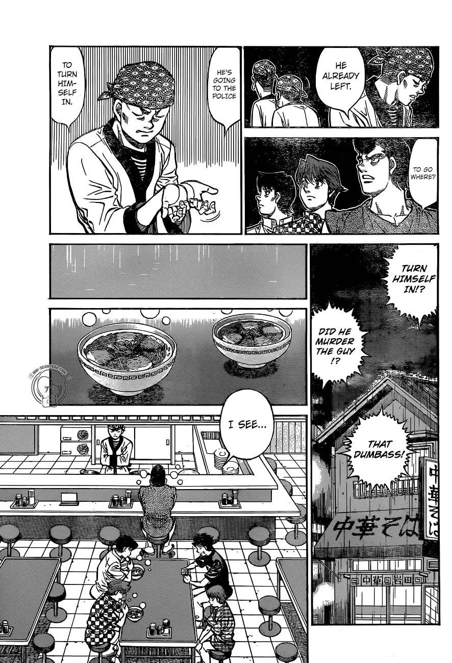 Hajime no Ippo Chapter 1244 page 3 - Chapter 1244: Turning Himself In