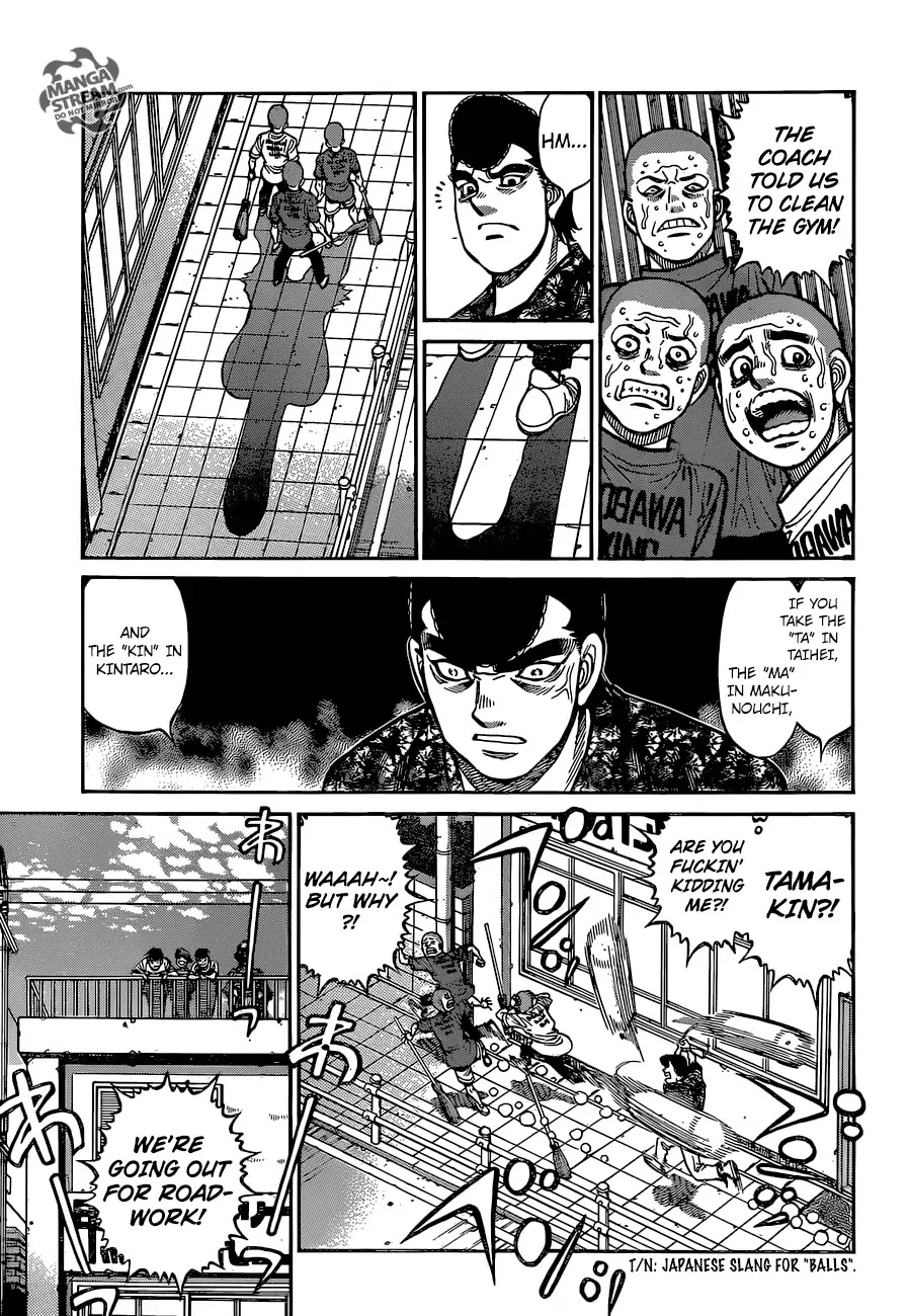 Hajime no Ippo Chapter 1249 page 12 - Chapter 1249: Baldychu and Me