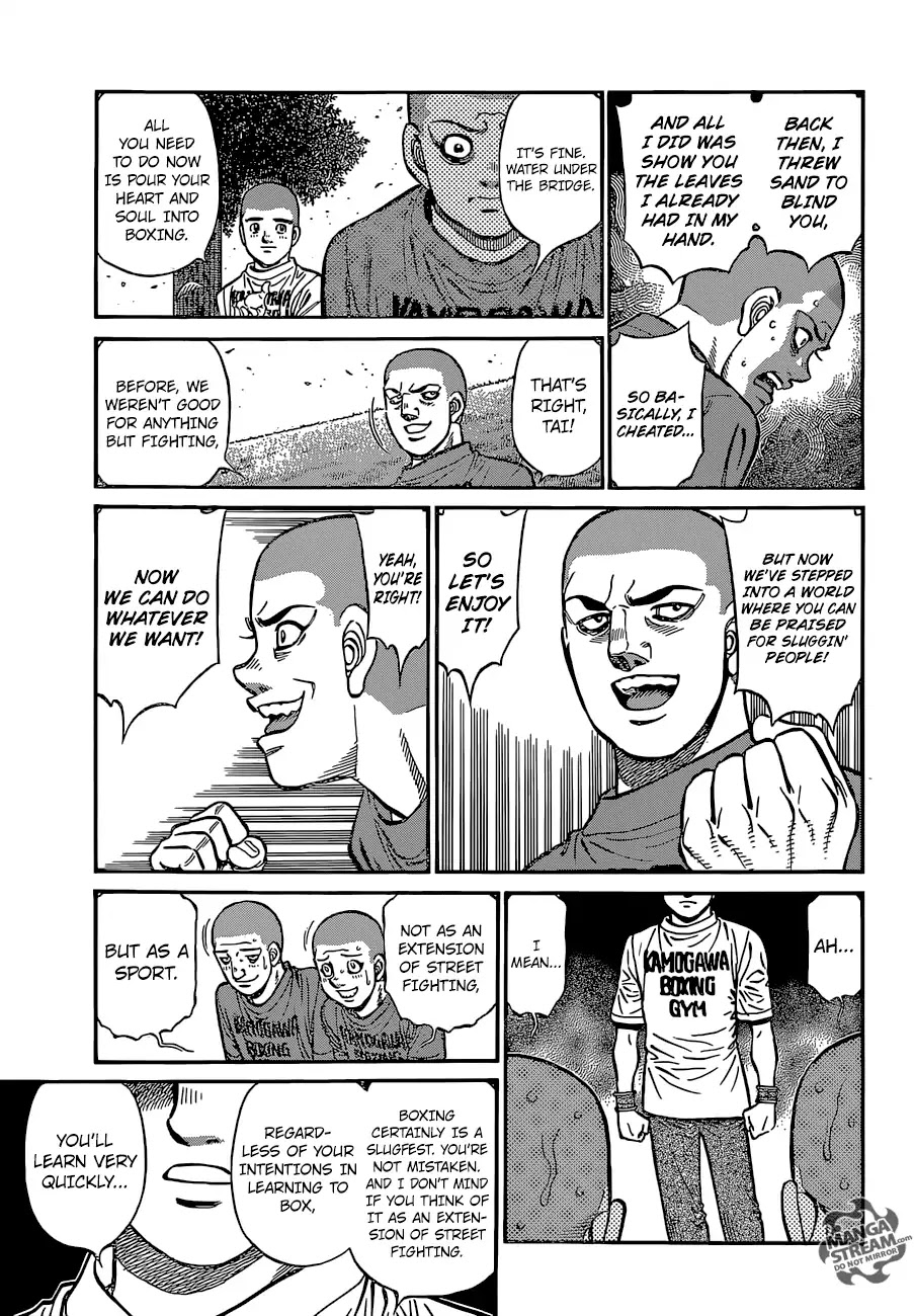Hajime no Ippo Chapter 1249 page 15 - Chapter 1249: Baldychu and Me