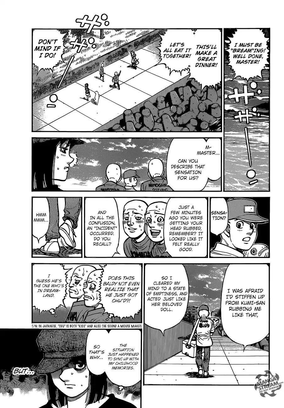 Hajime no Ippo Chapter 1249 page 8 - Chapter 1249: Baldychu and Me