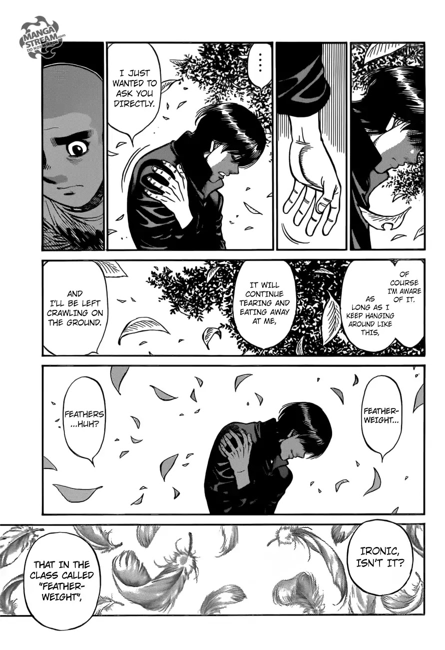 Hajime no Ippo Chapter 1250 page 14 - Chapter 1250: The Class of Feathers