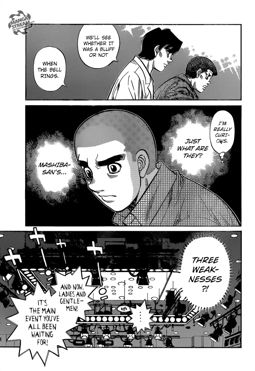 Hajime no Ippo Chapter 1253 page 10 - Chapter 1253: Three Weaknesses
