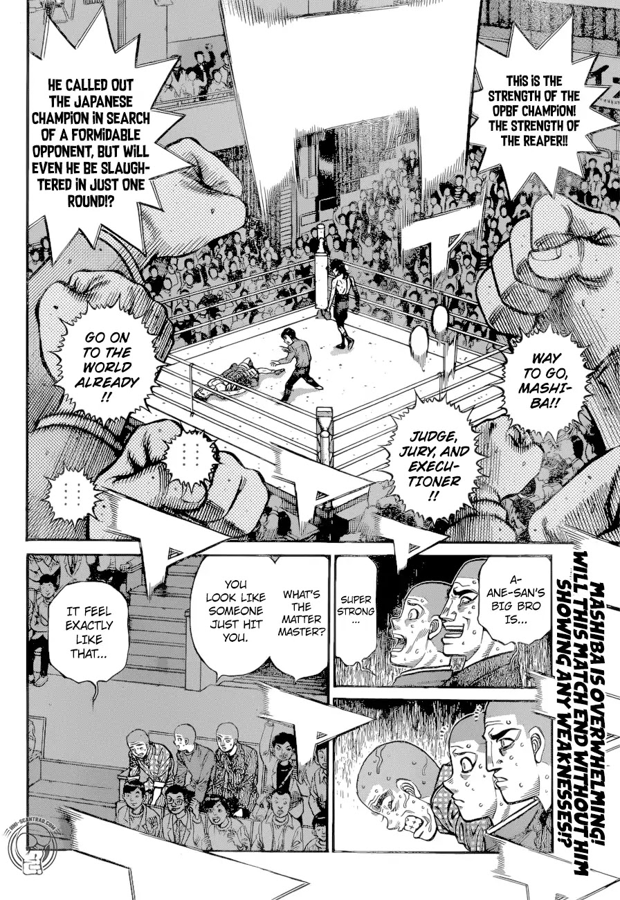 Hajime no Ippo Chapter 1255 page 15 - Chapter 1255: Iga's Counterattack!?
