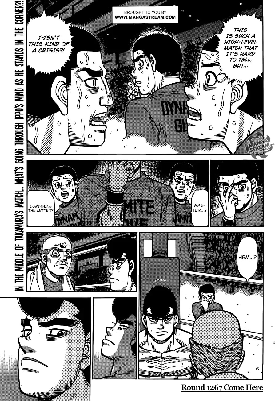 Hajime no Ippo Chapter 1267 page 1 - Chapter 1267: Come Here