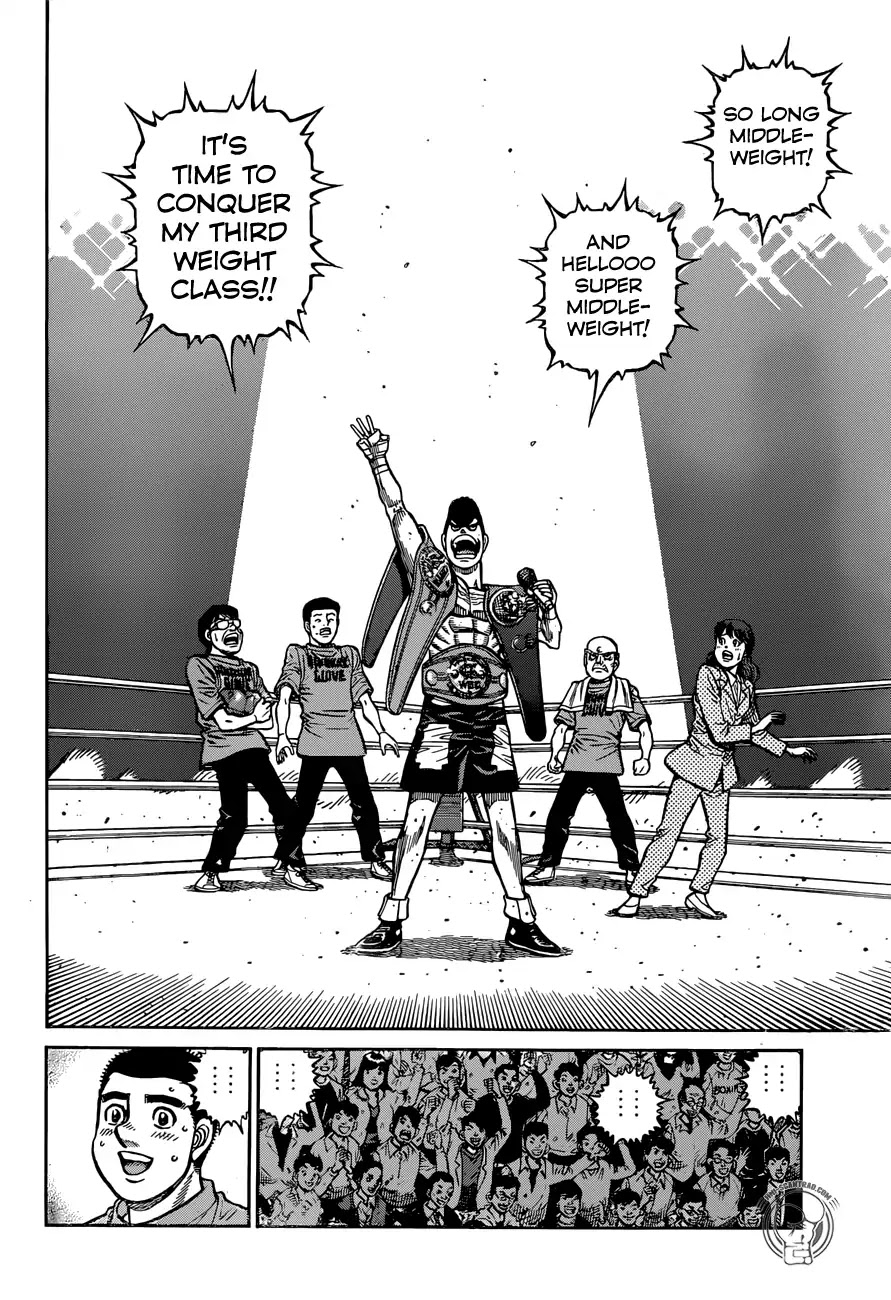Hajime no Ippo Chapter 1268 page 9 - Chapter 1268: A Grand Proclamation: Onward to Super Middleweight!