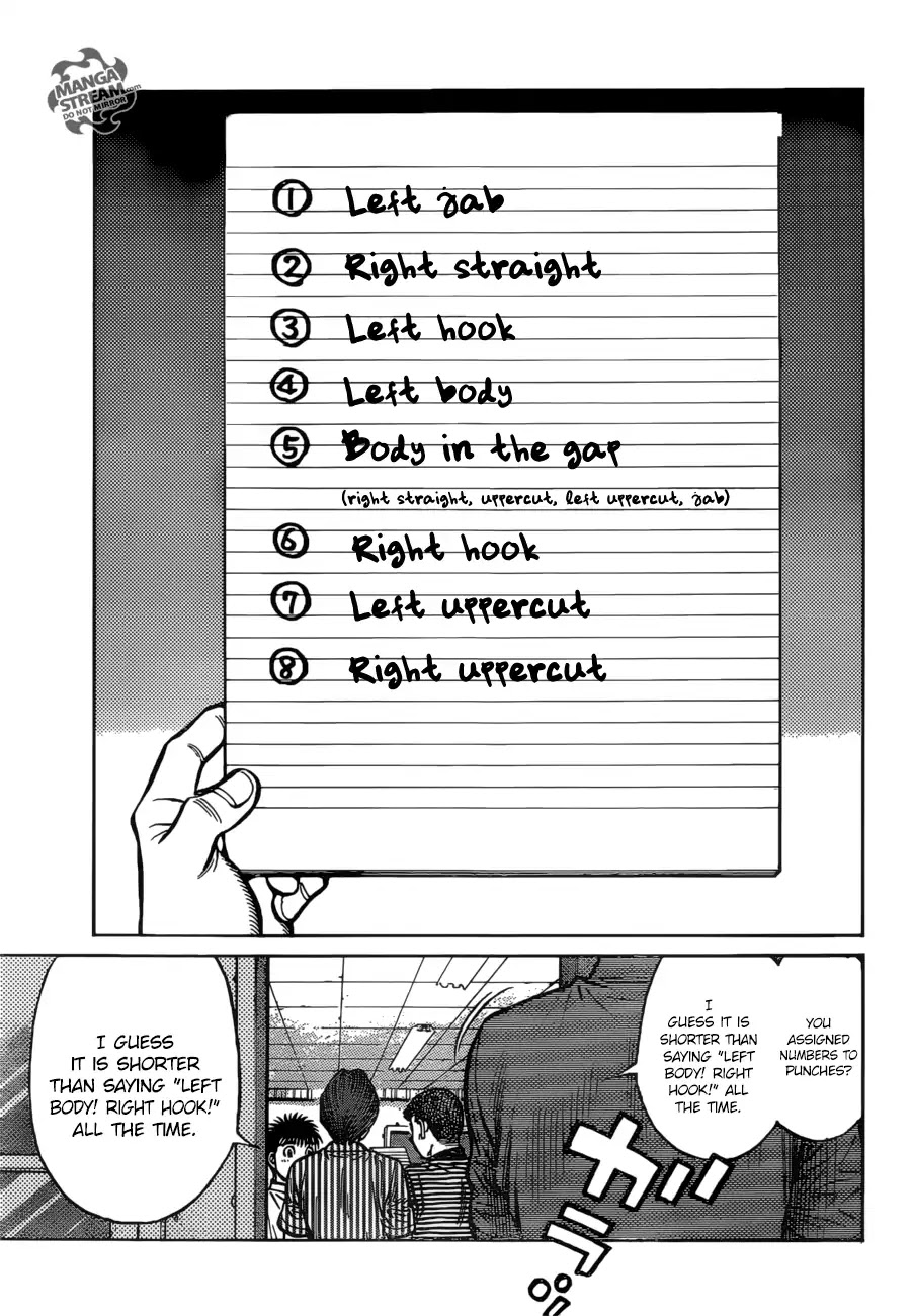 Hajime no Ippo Chapter 1270 page 13 - Chapter 1270: Numbering