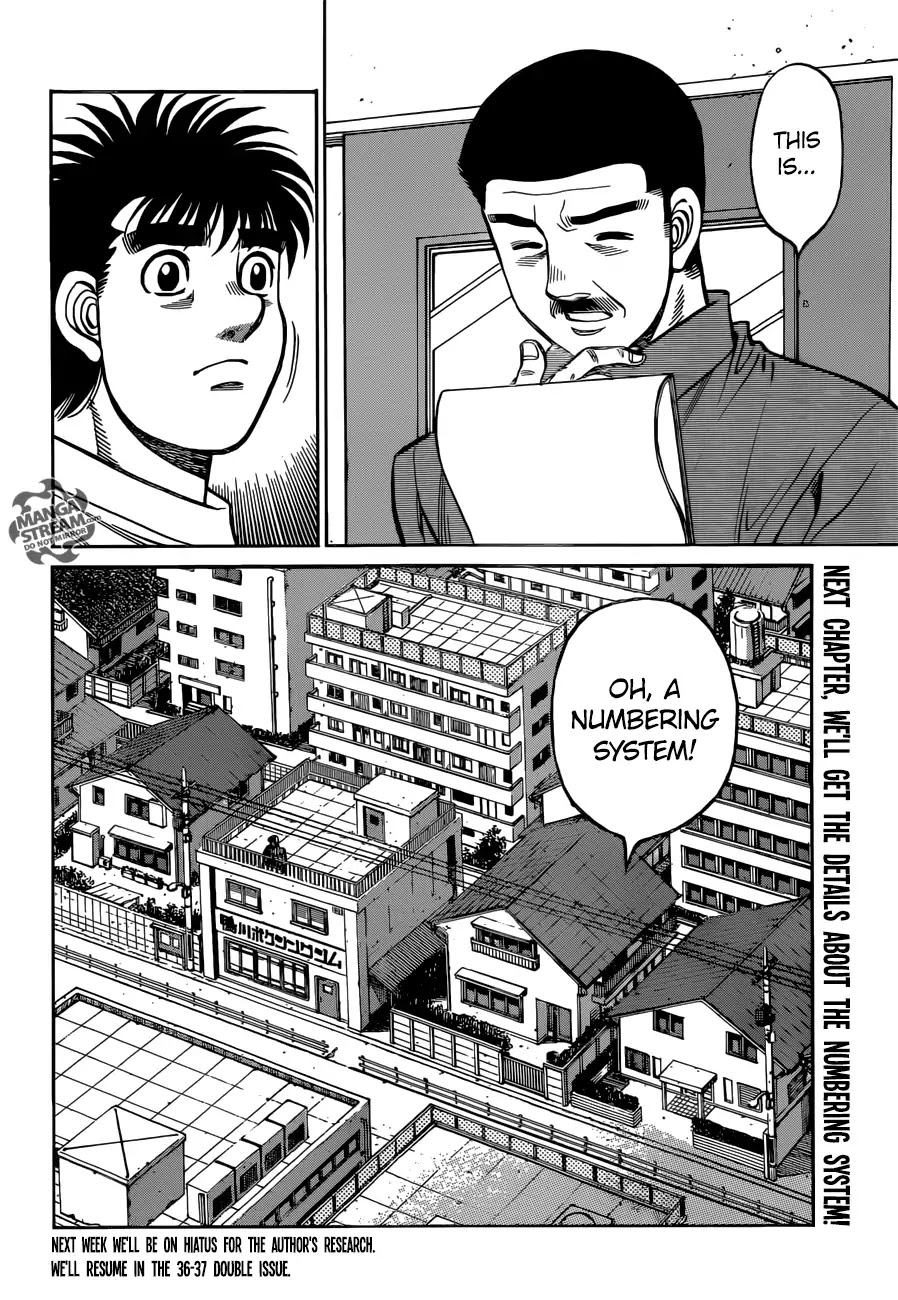 Hajime no Ippo Chapter 1270 page 14 - Chapter 1270: Numbering