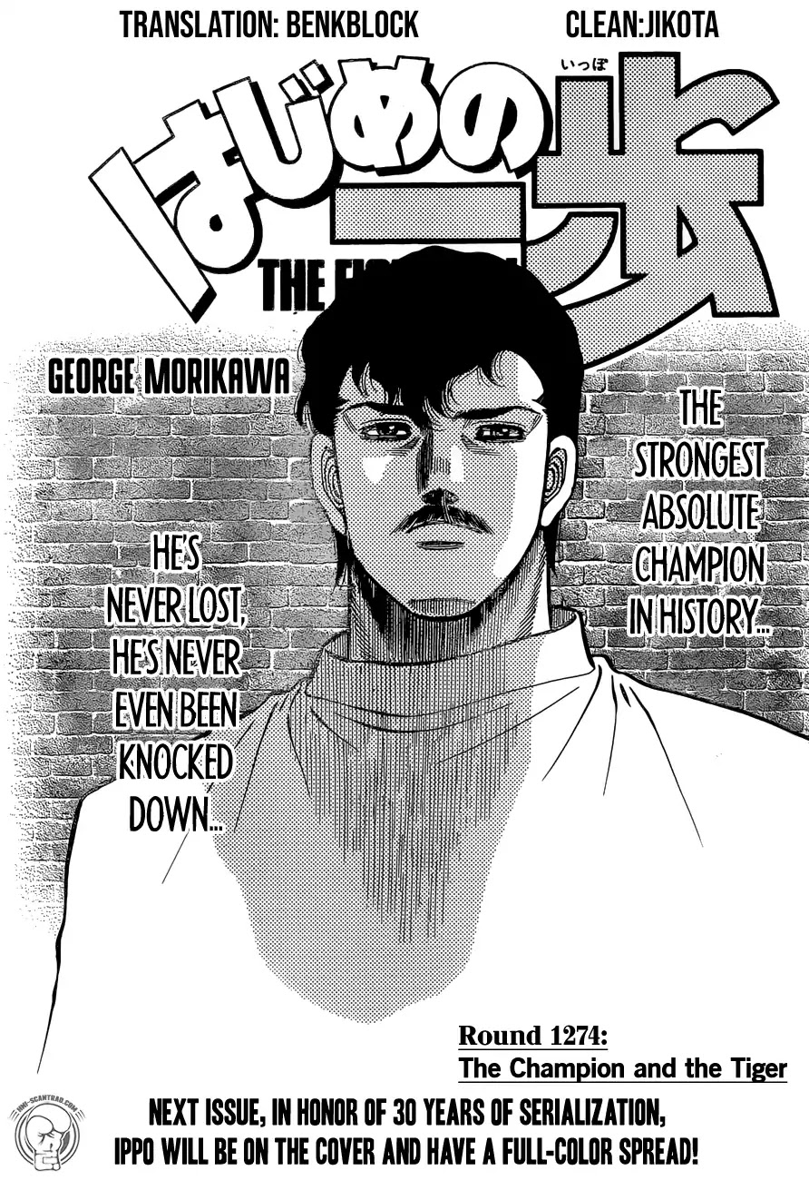 Hajime no Ippo Chapter 1274 page 1 - Chapter 1274: The Champion and the Tiger