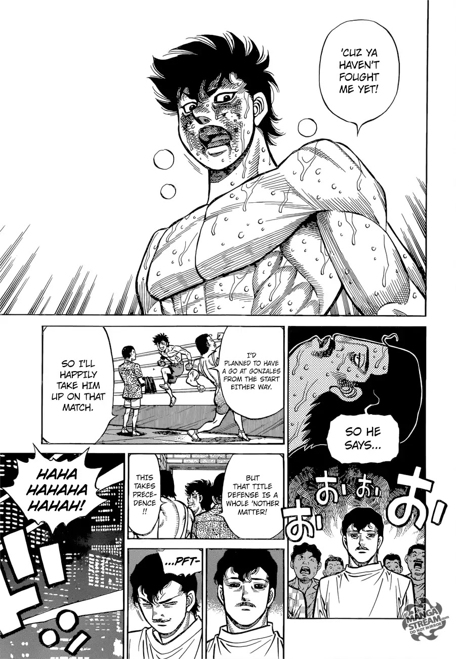 Hajime no Ippo Chapter 1275 page 15 - Chapter 1275: The Reason Why He's Undefeated