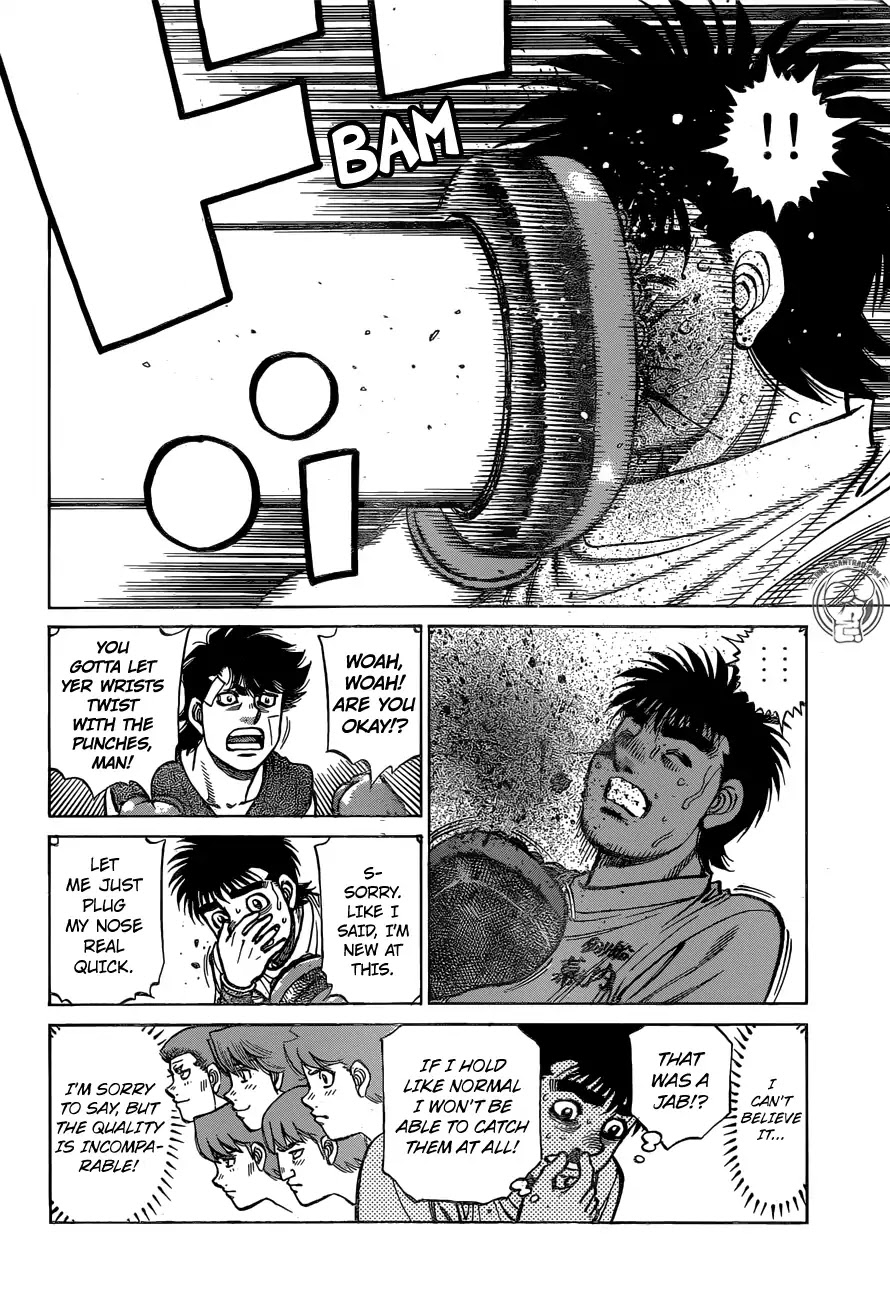 Hajime no Ippo Chapter 1279 page 14 - Chapter 1279: A Spar on the Roof