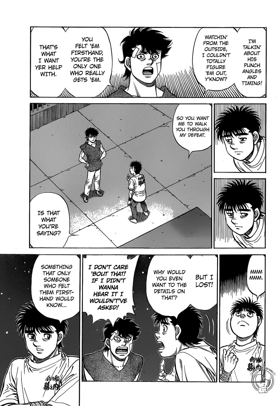 Hajime no Ippo Chapter 1279 page 3 - Chapter 1279: A Spar on the Roof