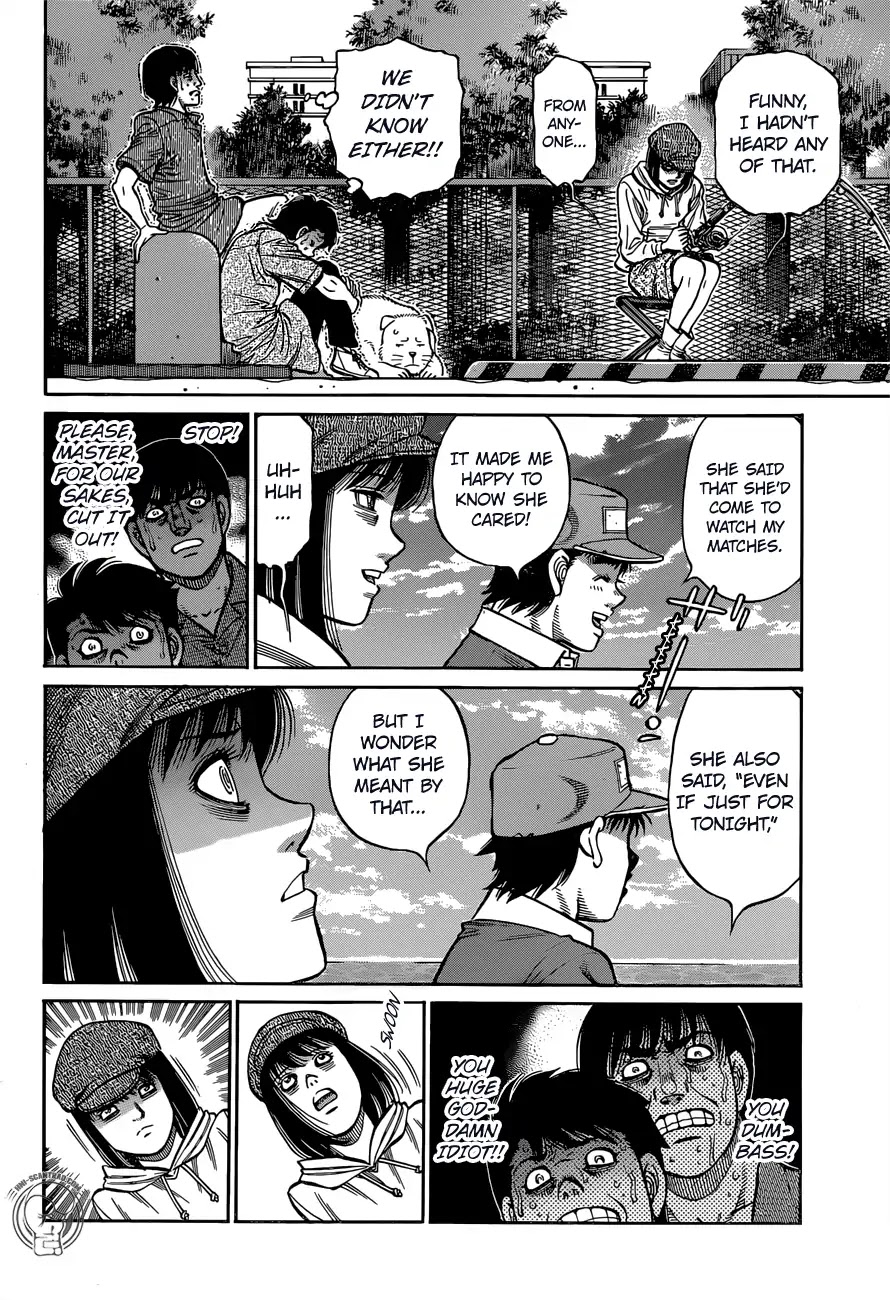 Hajime no Ippo Chapter 1280 page 13 - Chapter 1280: The Takamura Statue Saw That...