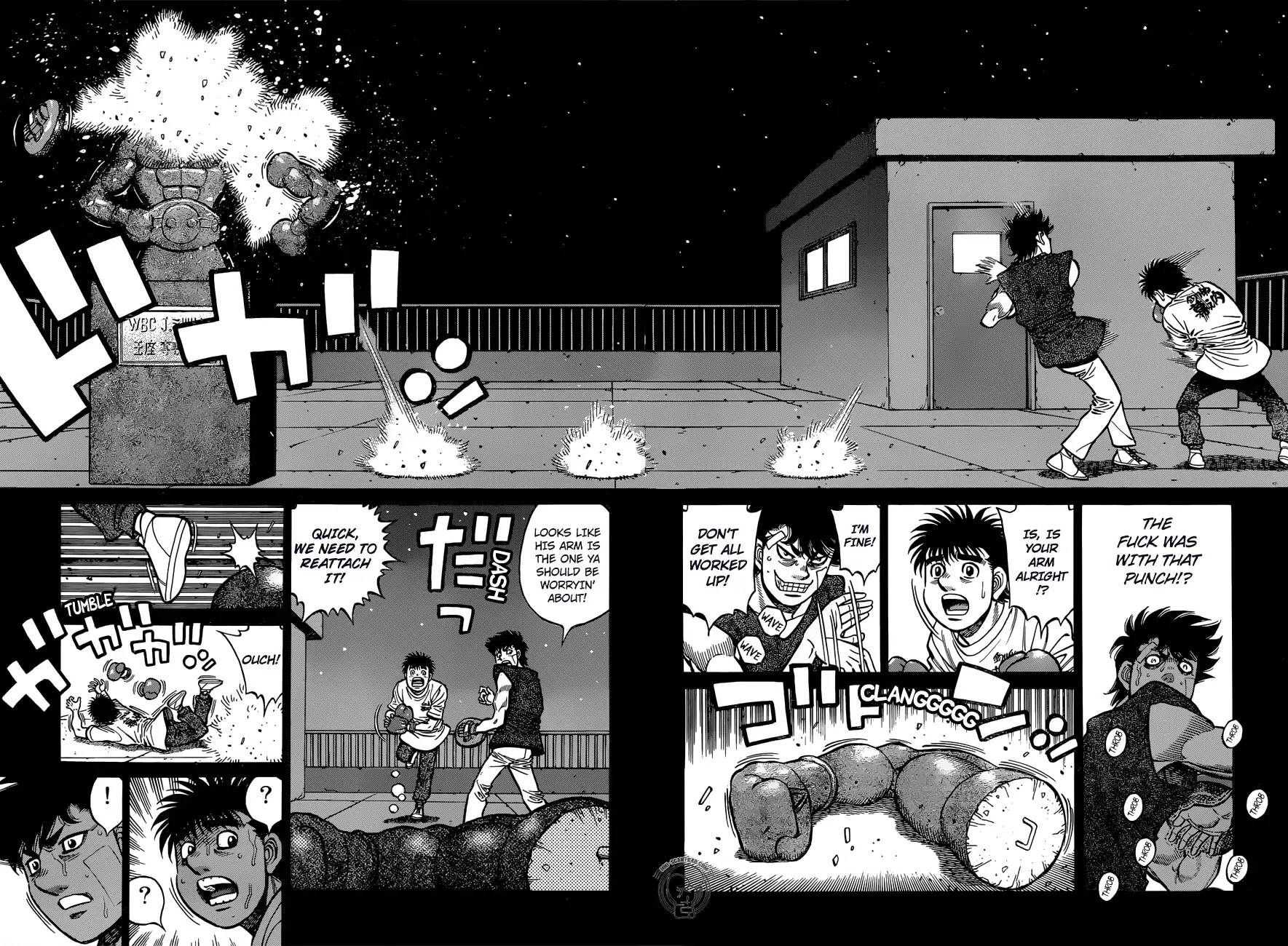 Hajime no Ippo Chapter 1280 page 2 - Chapter 1280: The Takamura Statue Saw That...