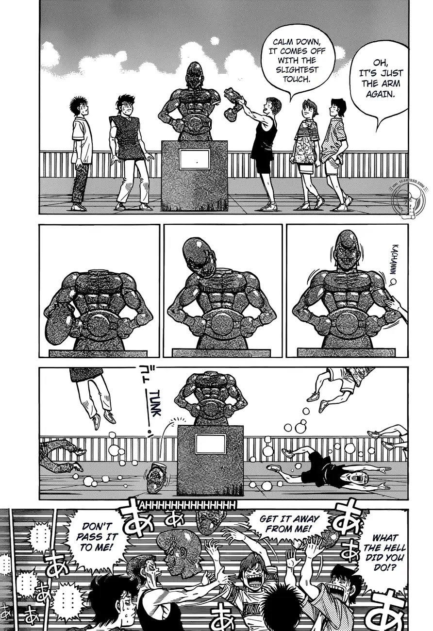 Hajime no Ippo Chapter 1280 page 4 - Chapter 1280: The Takamura Statue Saw That...