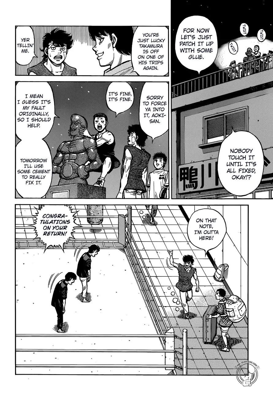 Hajime no Ippo Chapter 1280 page 5 - Chapter 1280: The Takamura Statue Saw That...