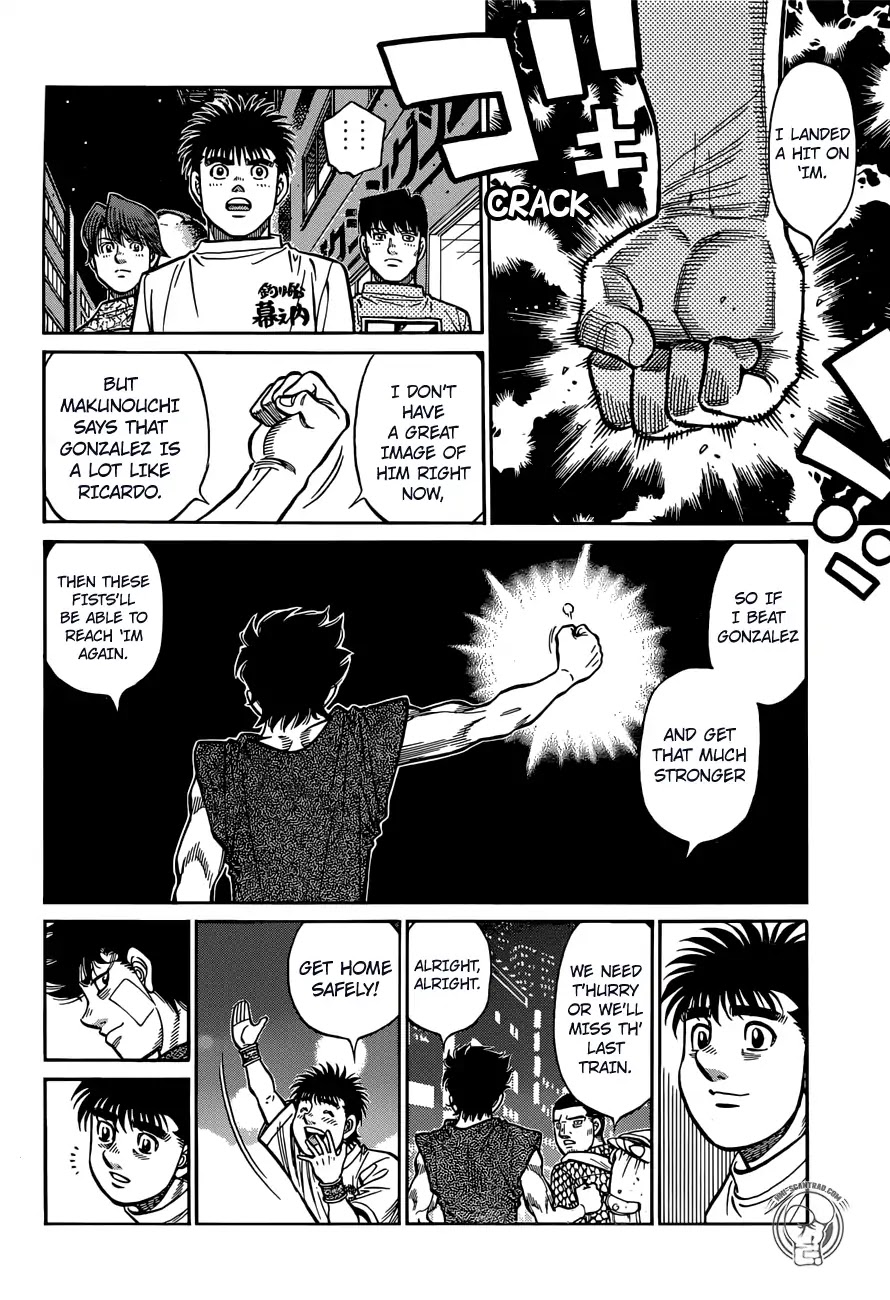 Hajime no Ippo Chapter 1280 page 7 - Chapter 1280: The Takamura Statue Saw That...