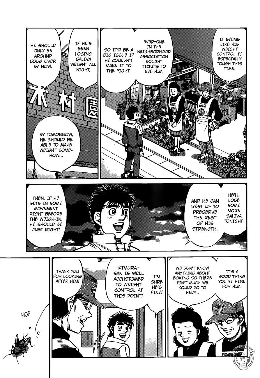 Hajime no Ippo Chapter 1283 page 3 - Chapter 1283: One More Kilogram