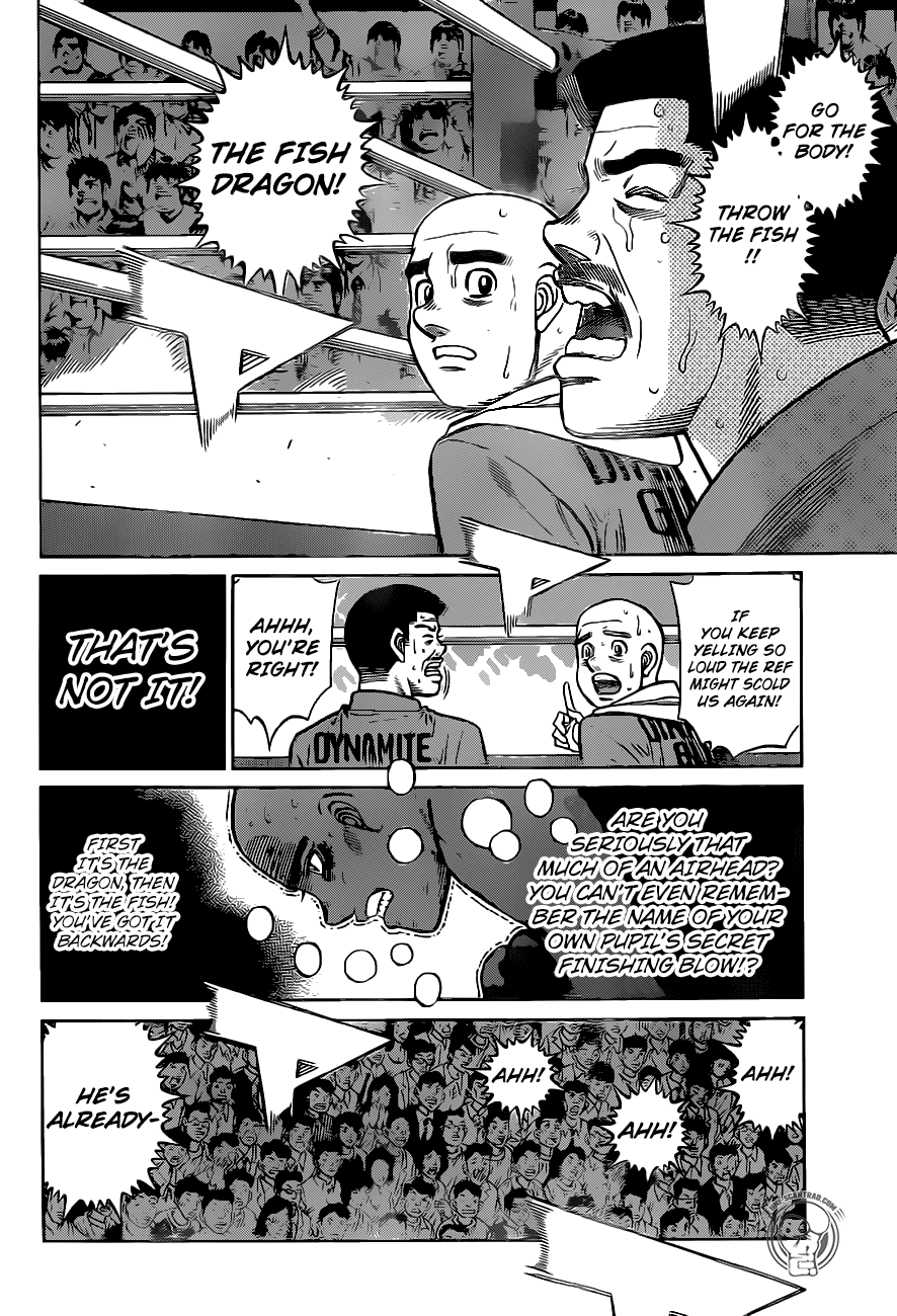 Hajime no Ippo Chapter 1289 page 2 - Chapter 1289: Dragon Fish or Fish Dragon?