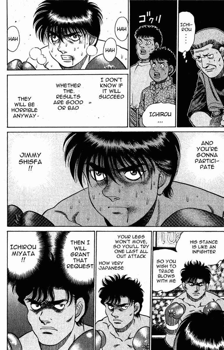 Hajime no Ippo Chapter 129.2 page 10 - Chapter 129 v2 : Jolt