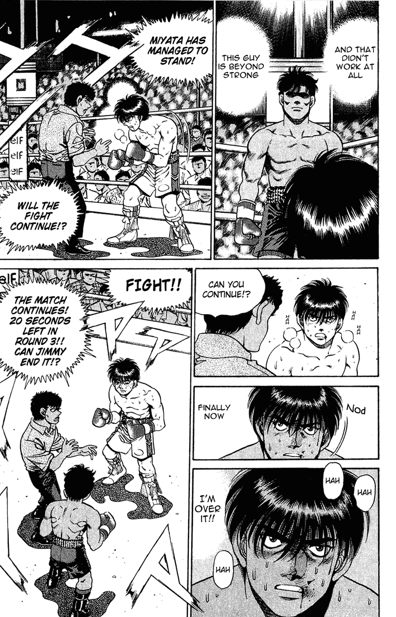 Hajime no Ippo Chapter 129.2 page 5 - Chapter 129 v2 : Jolt