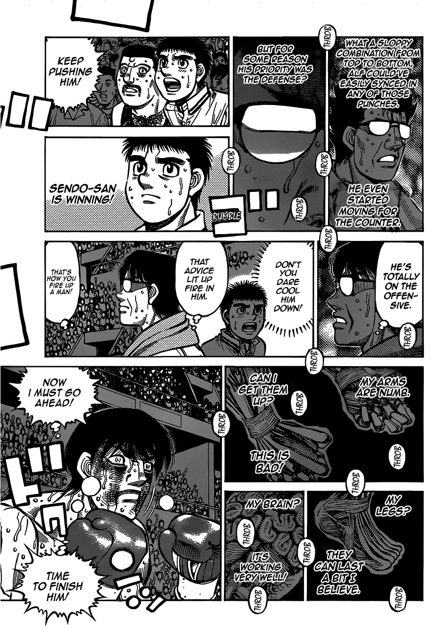 Hajime no Ippo Chapter 1305 page 13 - Chapter 1305: The Courageous Tiger