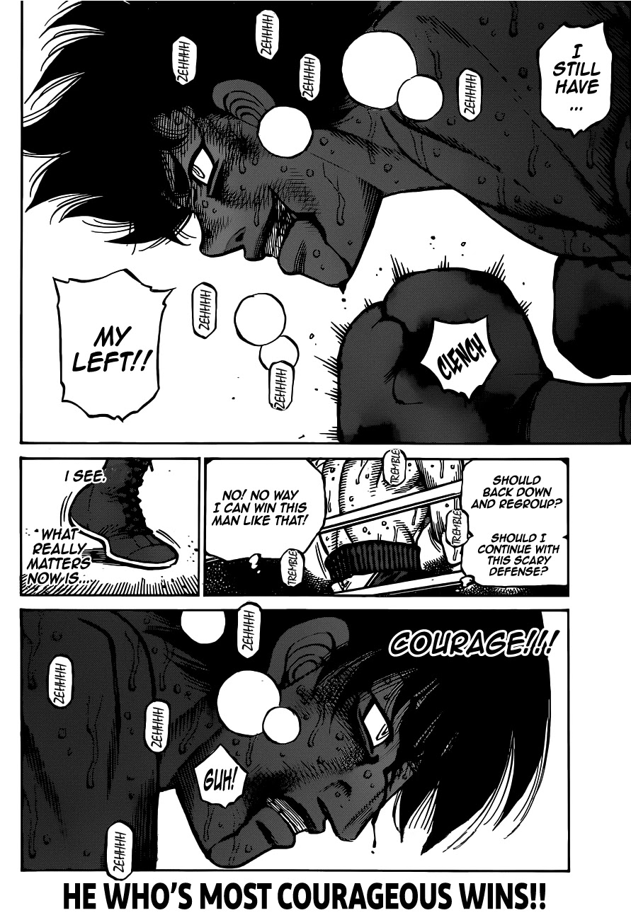 Hajime no Ippo Chapter 1305 page 18 - Chapter 1305: The Courageous Tiger