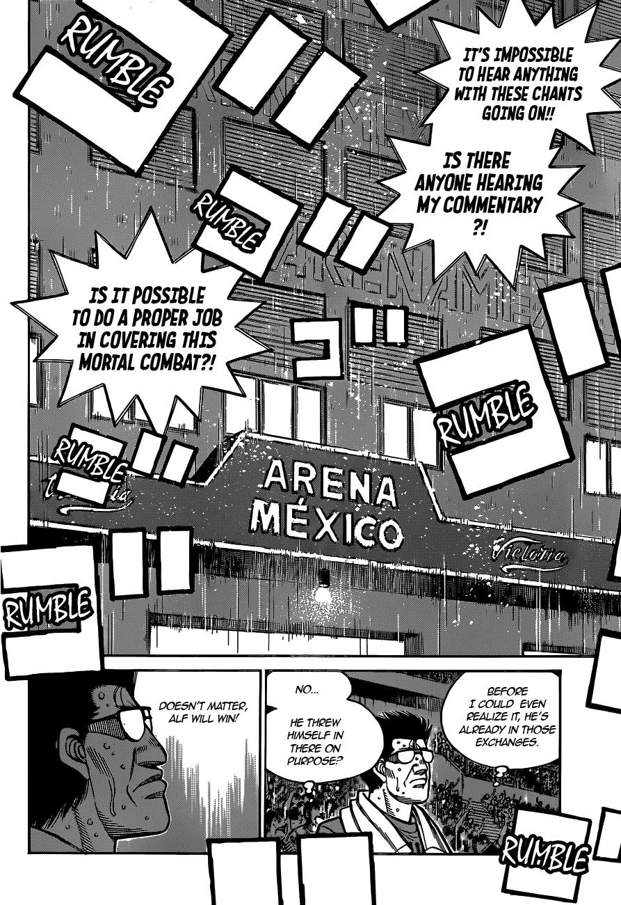 Hajime no Ippo Chapter 1305 page 4 - Chapter 1305: The Courageous Tiger