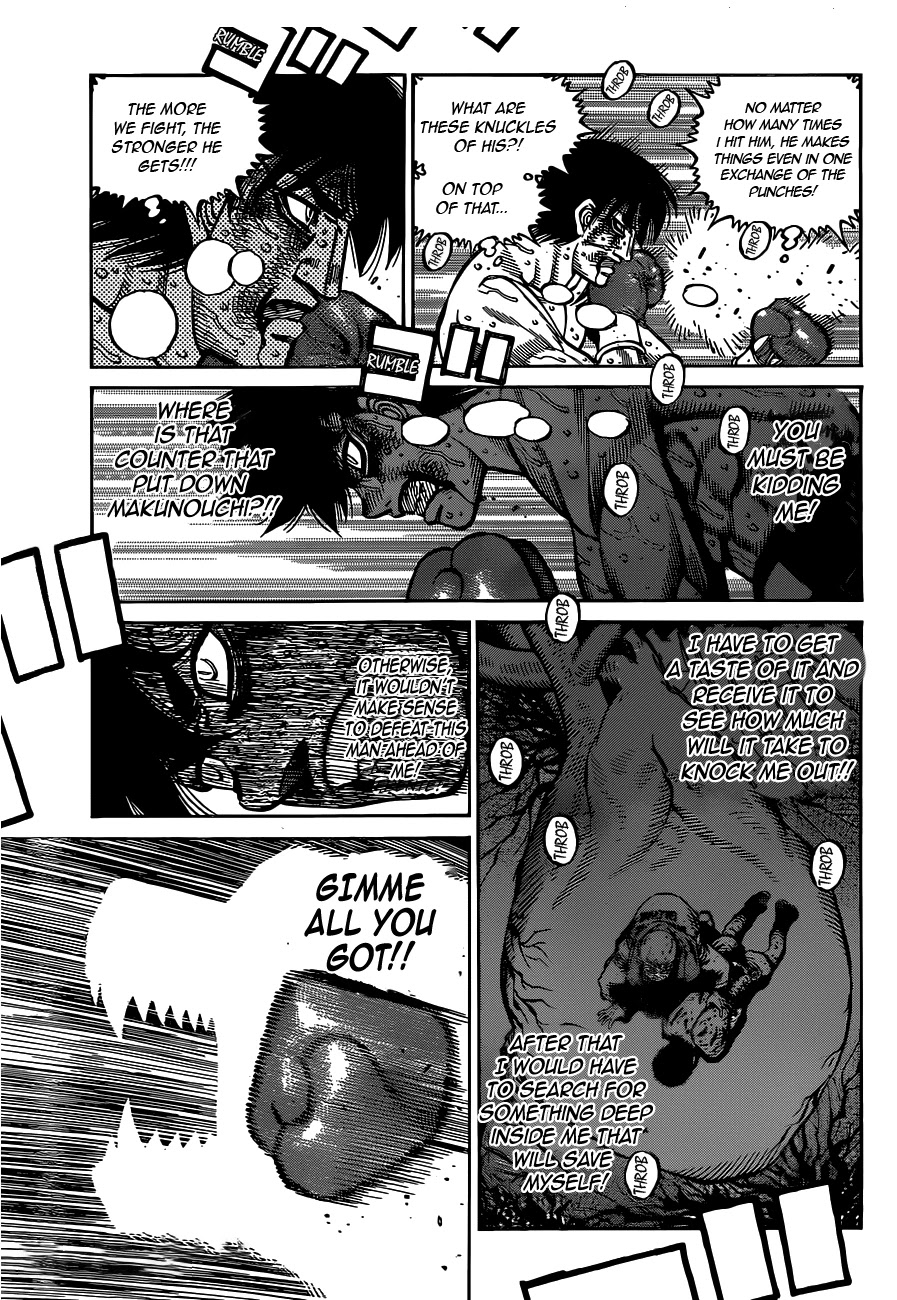 Hajime no Ippo Chapter 1305 page 5 - Chapter 1305: The Courageous Tiger