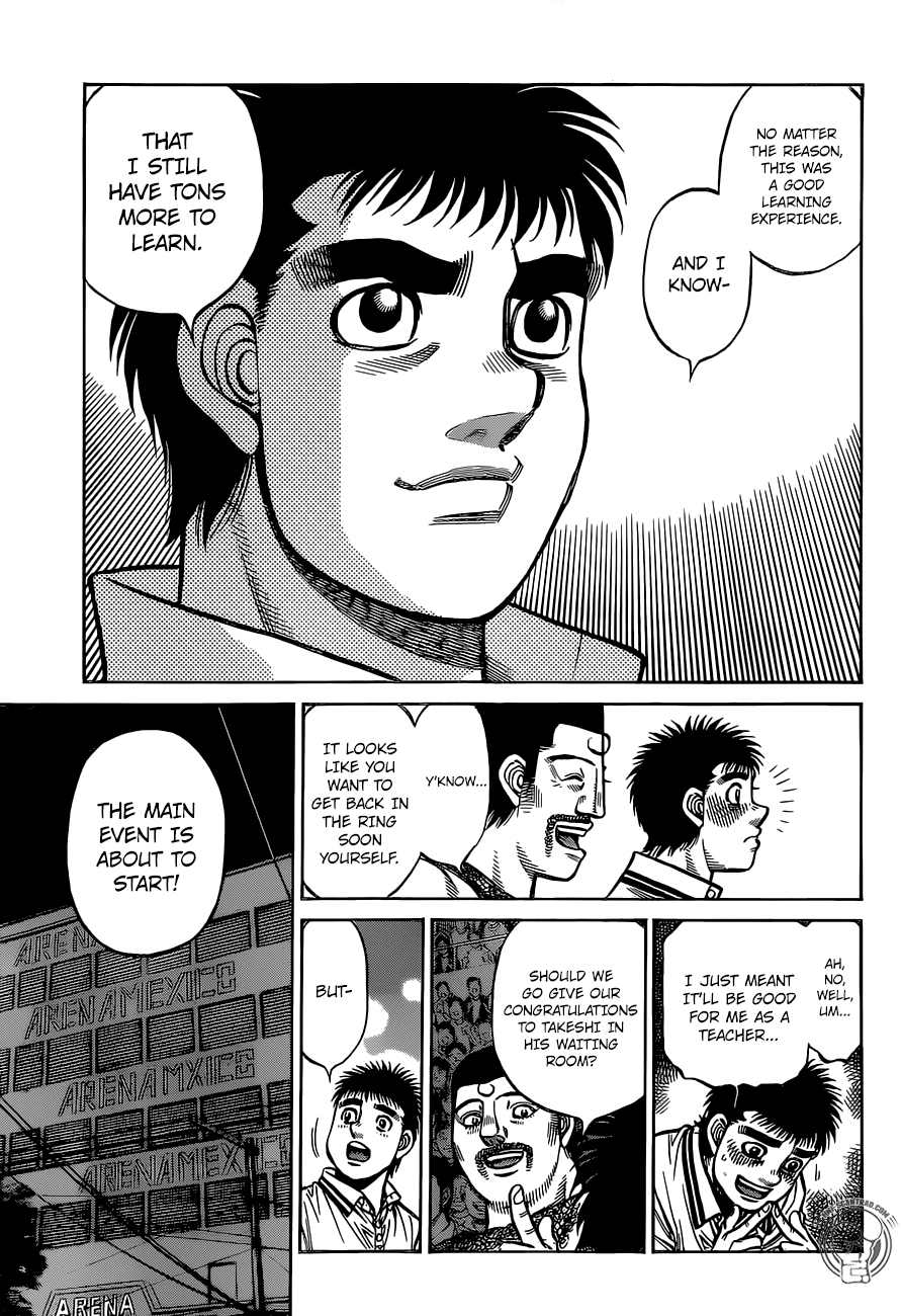 Hajime no Ippo Chapter 1309 page 14 - Chapter 1309: Magic Words