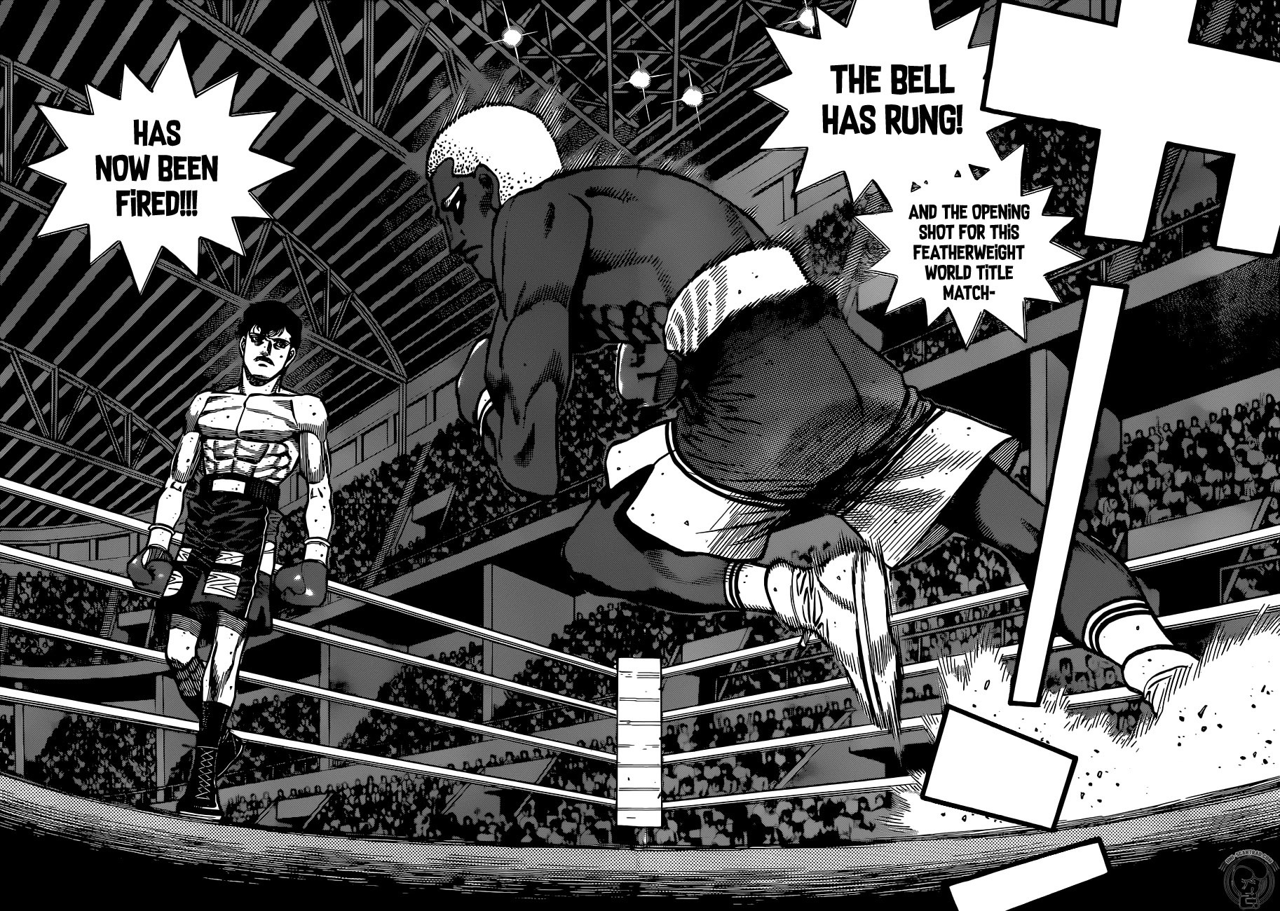 Hajime no Ippo Chapter 1310 page 13 - Chapter 1310: The First Swing
