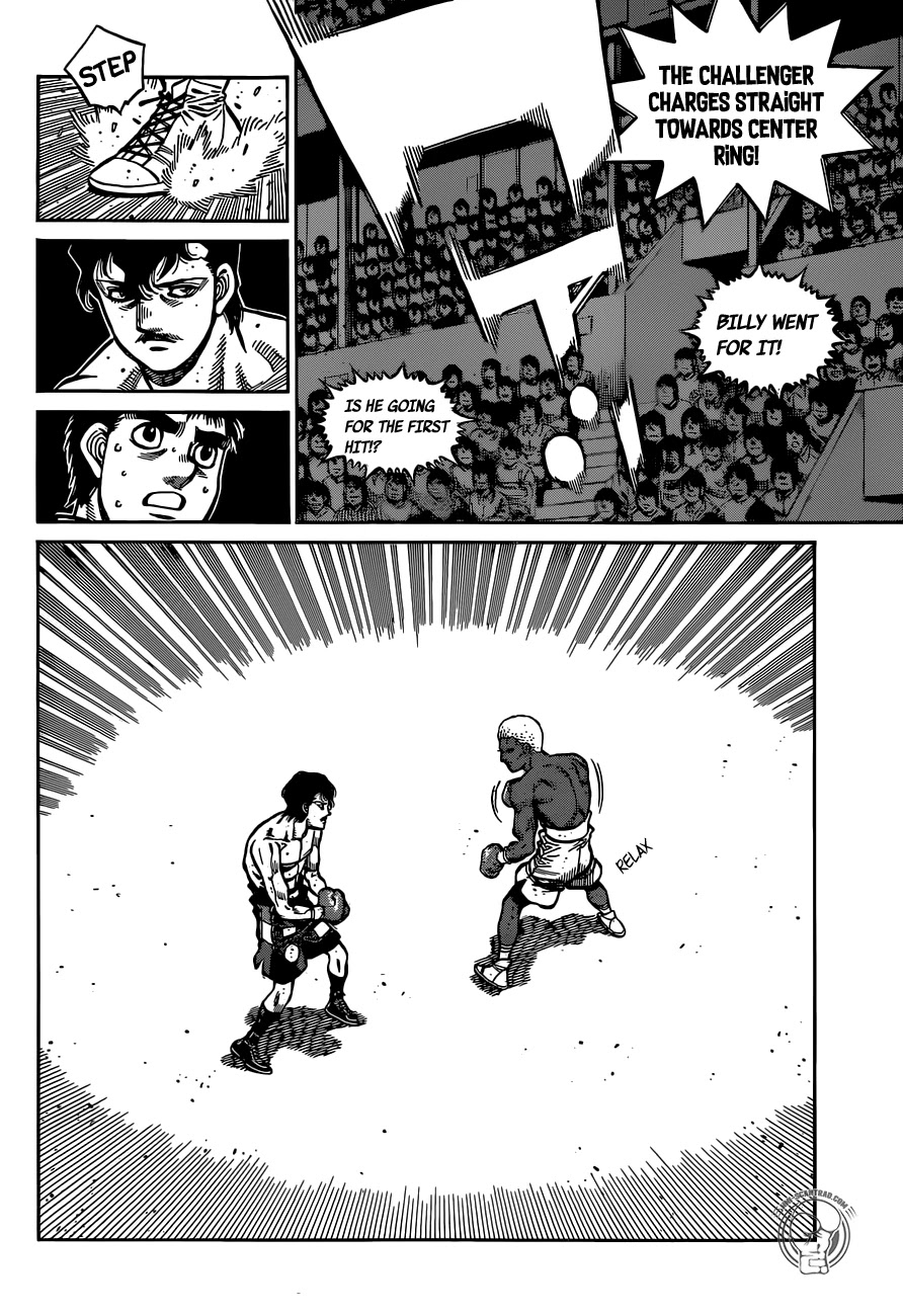 Hajime no Ippo Chapter 1310 page 14 - Chapter 1310: The First Swing