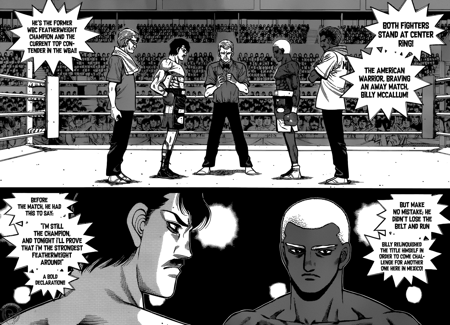 Hajime no Ippo Chapter 1310 page 2 - Chapter 1310: The First Swing