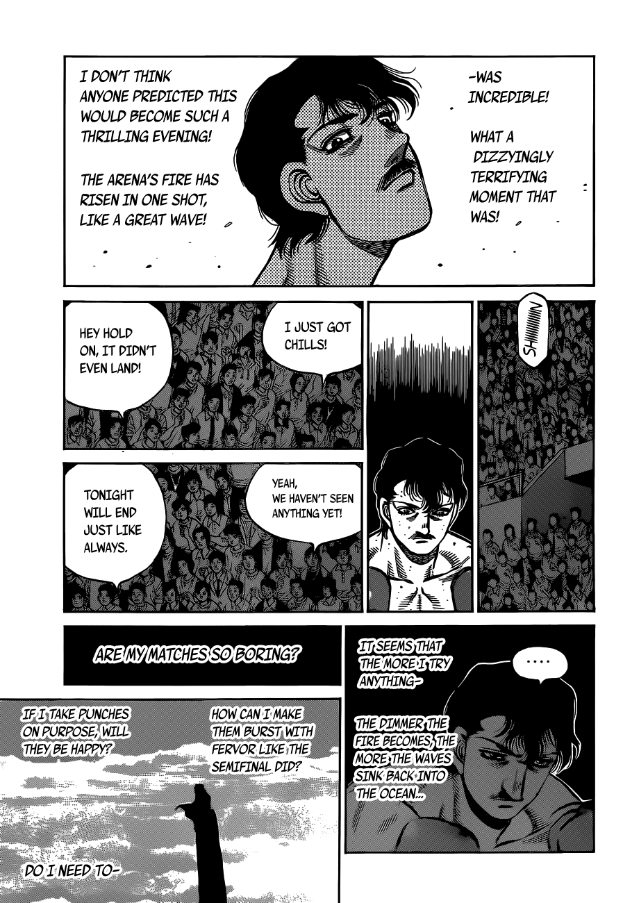 Hajime no Ippo Chapter 1312 page 12 - Chapter 1312: I'm not God