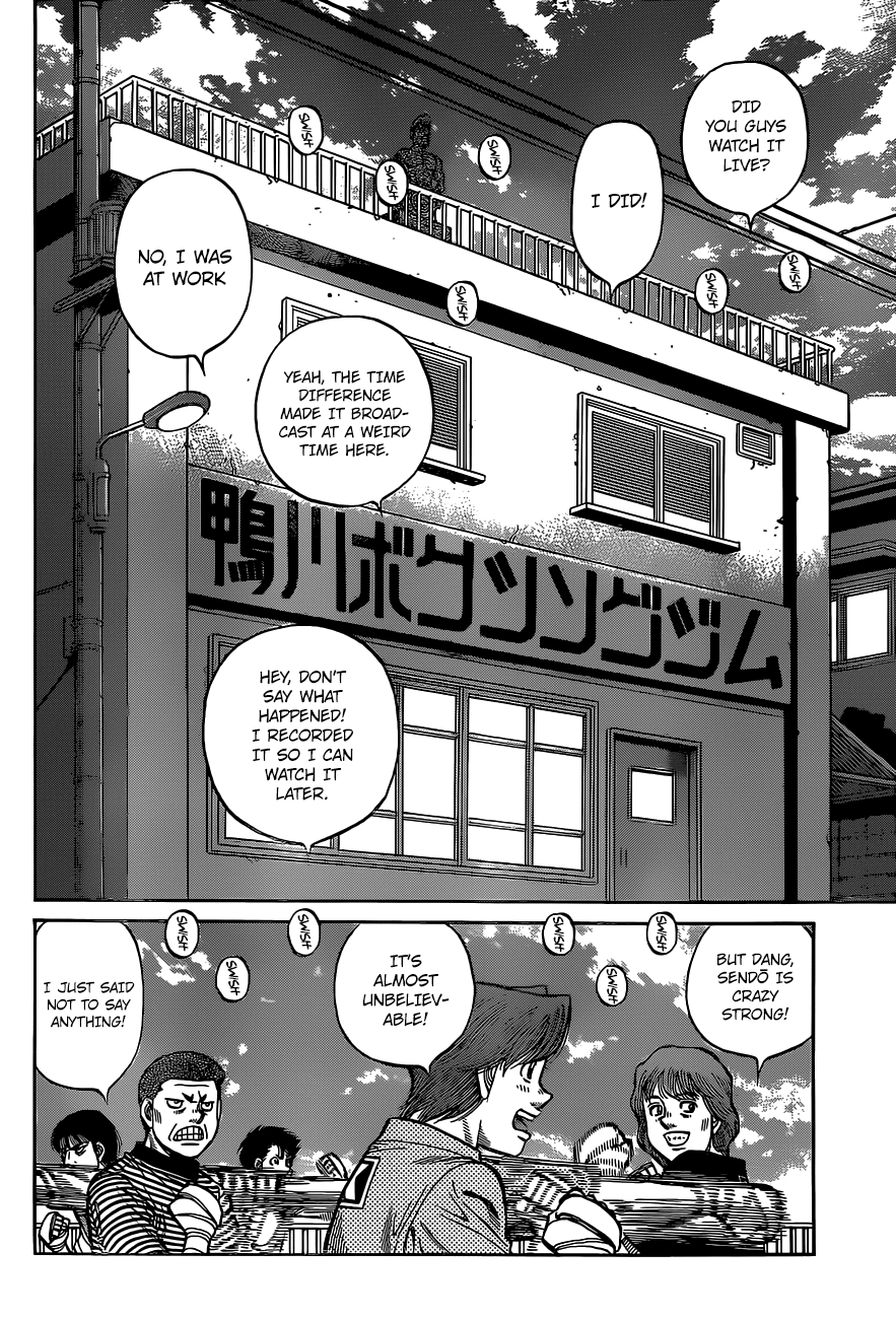 Hajime no Ippo Chapter 1315 page 10 - Chapter 1315: Adios